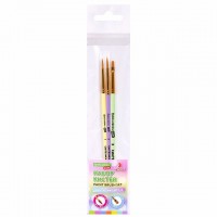 набор кистей BRAUBERG Kids 3шт N1 N2 N3 синтетика