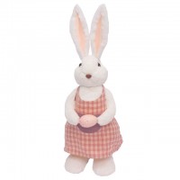 садовая декоративная фигура Кролик с яйцом SY231502A