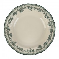 тарелка TODELIA Усадьба 22,7см глубокая костяной фарфор