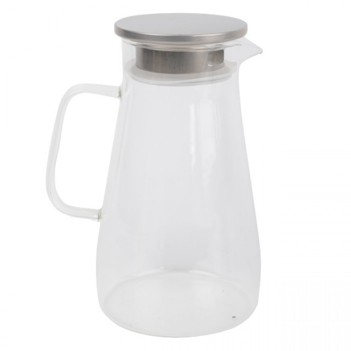 кувшин TODELIA 1,5л стекло, нерж.сталь прозрачный