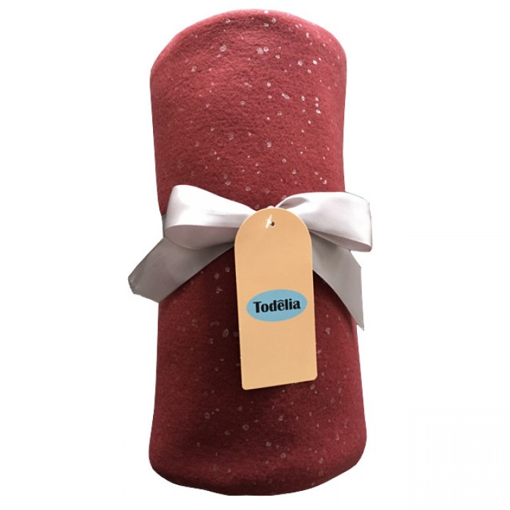 плед TODELIA 140х180см красный, арт.EDFP01red