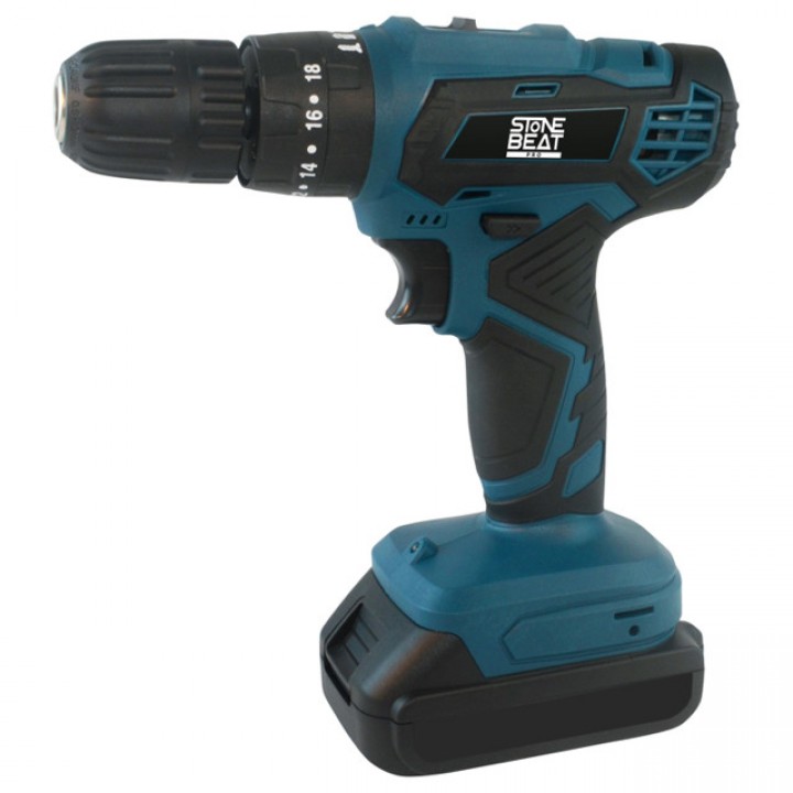 дрель-шуруповерт ударная STONEBEAT PRO KWCD2111 20В Li-Ion 1,5Ач 2АКБ