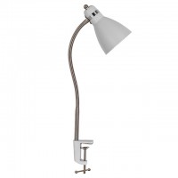 лампа настольная ULTRA LIGHT на струбцине 60Вт Е27 белая