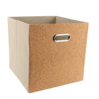 короб для хранения TODELIA Petras 310х310х310мм пробковый материал бежевый