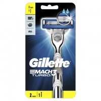 станок для бритья GILLETTE Mach3 Turbo 3D + 1 кассета 3 лезвия