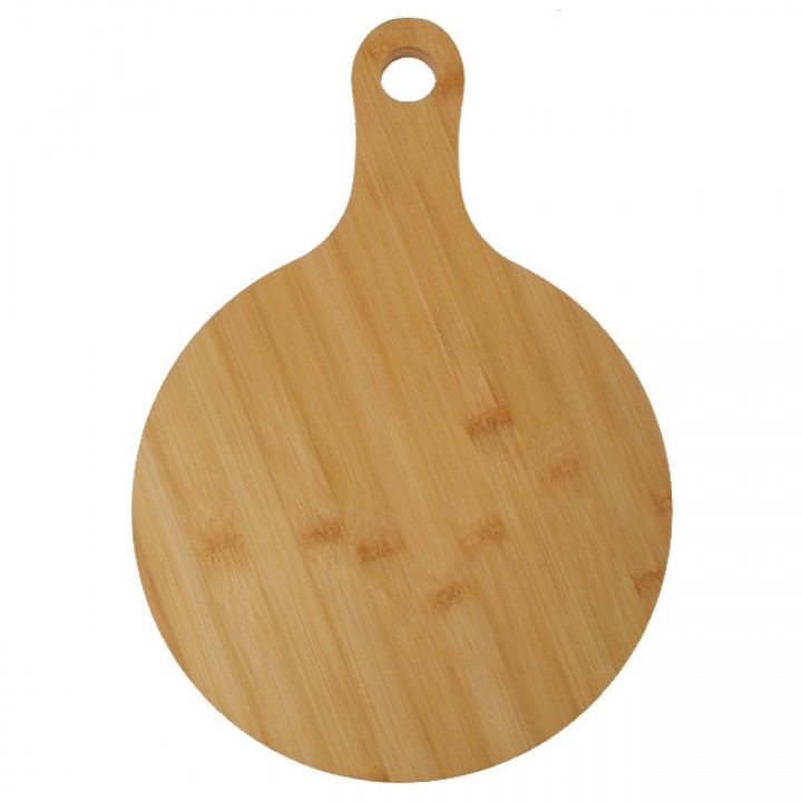 доска разделочная TODELIA Bamboo круглая, 36,5x25,5x1,5 см, бамбук