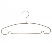 вешалка TODELIA 37см универсальная для лёгкой одежды металл с покрытием ПВХ серый