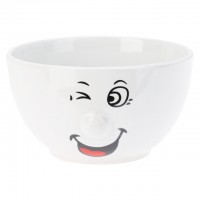 тарелка KOOPMAN Smile 13,2см глубокая керамика в ассортименте