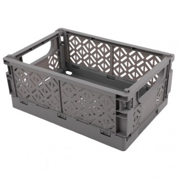 корзина TODELIA складная 35х23,5х14см 10л пластик серая