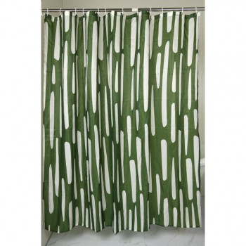 занавеска для ванной VITARTA 180х180см полиэстер зеленая