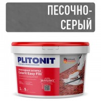 затирка для швов PLITONIT Colorit EasyFill эпокс. 1-10мм 2кг песочно-серая