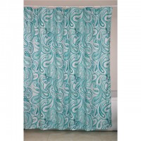 занавеска для ванной VITARTA 180х180см полиэстер голубая