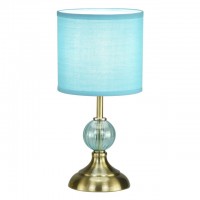 лампа настольная ESCADA Jane 1х40Вт Е14 голубой
