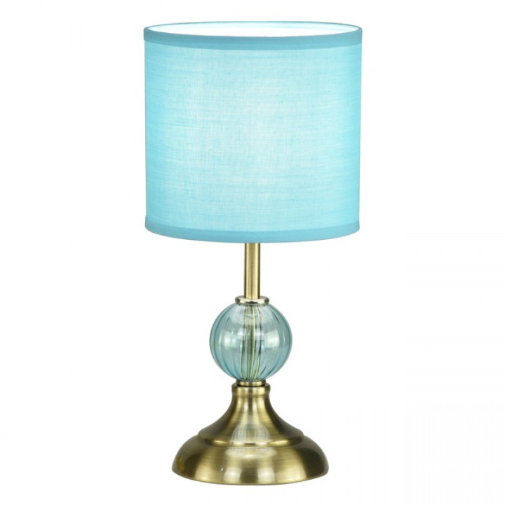 лампа настольная ESCADA Jane 1х40Вт Е14 голубой