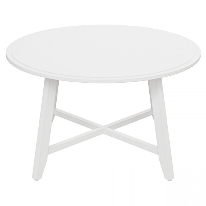 стол журнальный NEO 3 900х900х480мм белый матовый МДФ/бук