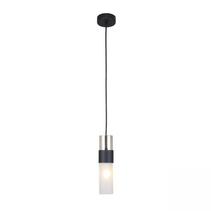 светильник подвесной ESCADA Avany 1х40Вт Е14 черный белый