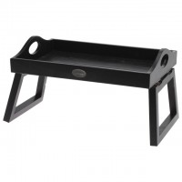 столик-поднос KOOPMAN Ystad 300х200х180мм черный