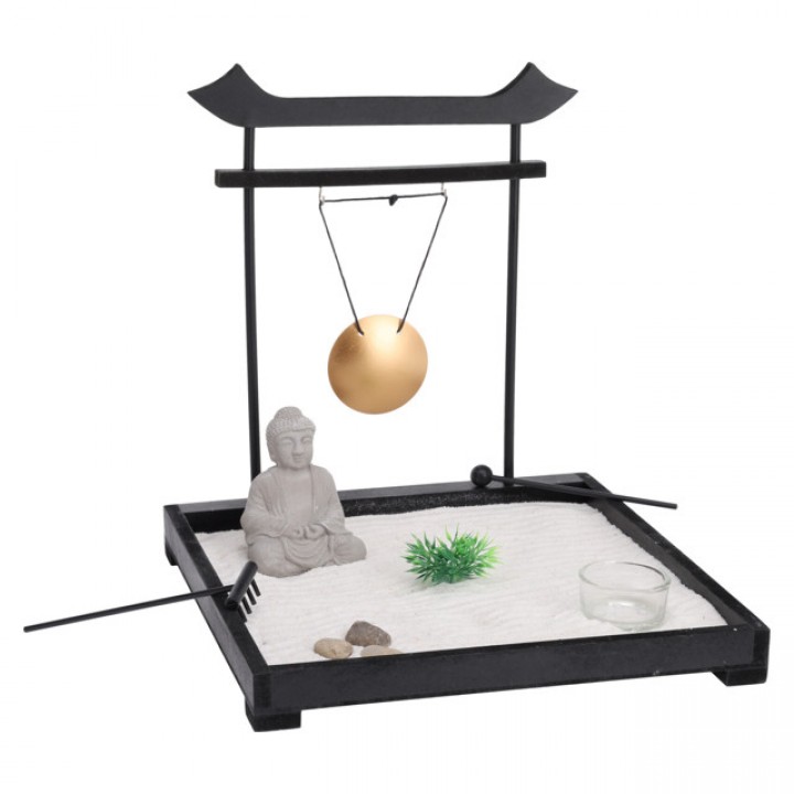 сад камней KOOPMAN Будда 120х150х165мм мультиколор цемент, дерево, пластик