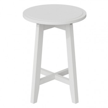 стол журнальный NEO 1 350х350х450мм белый матовый МДФ/бук