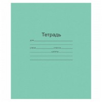 тетрадь 12л МАЯК Зеленая А5 крупная клетка офсет