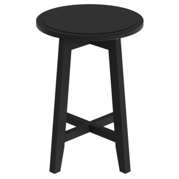 стол журнальный NEO 1 350х350х450мм черное дерево МДФ/бук