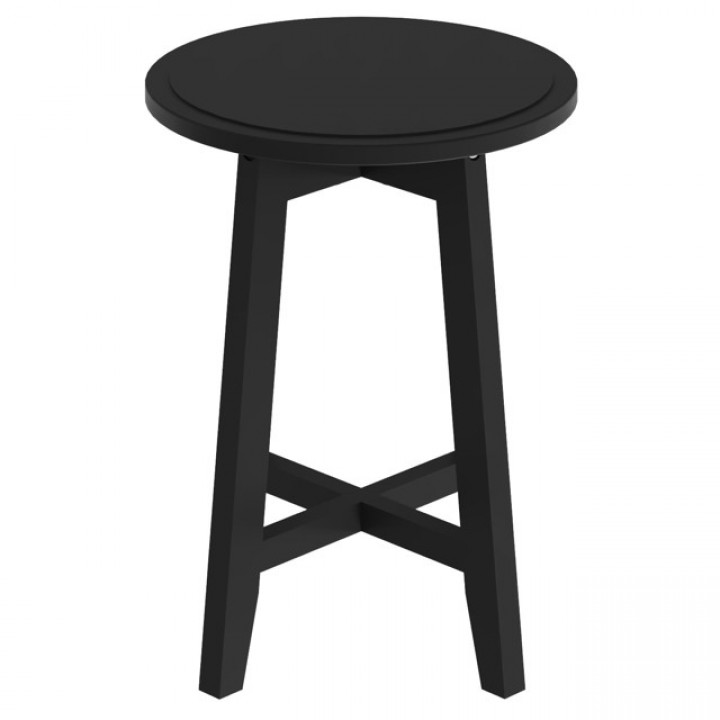 стол журнальный NEO 1 350х350х450мм черное дерево МДФ/бук