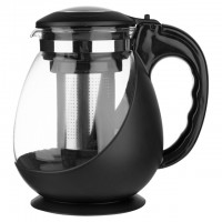 чайник заварочный MALLONY Napoletano 1,6л стекло, пластик, нерж.сталь