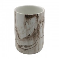 стакан для зубных щеток VITARTA Marble sand керамика бежевый