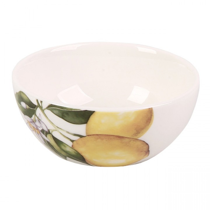 салатник TODELIA Лимоны 9,9см 0,165л костяной фарфор