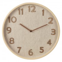 часы настенные KOOPMAN 380х380мм МДФ бежевые