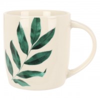 кружка KOOPMAN Листья 325мл керамика микс дизайна