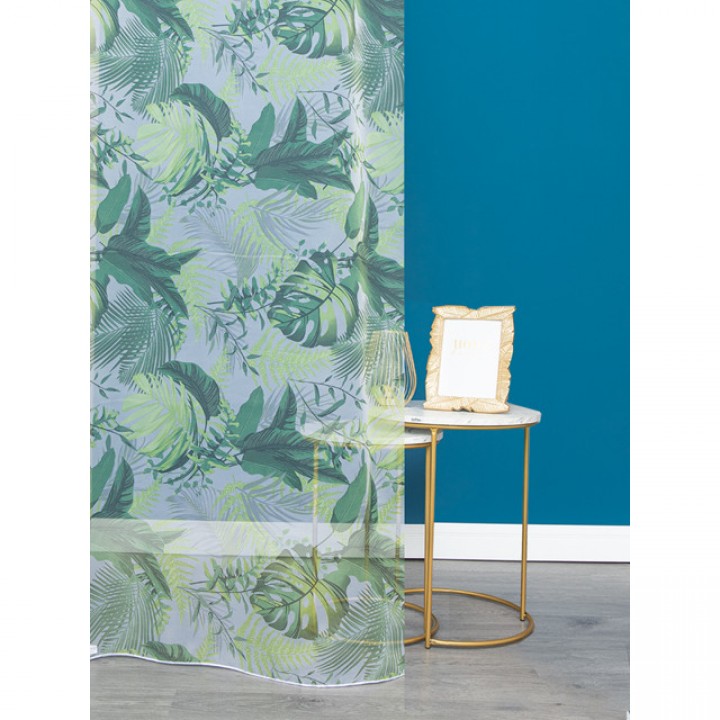 штора тюлевая на шт.ленте AMORE MIO вуаль печать 300х270см в ассортименте, арт.91135