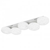 люстра потолочная ESCADA Agata 5хLED 80Вт 3000/6000К белый