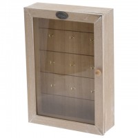 ключница KOOPMAN 19х60х270мм бежевый дерево