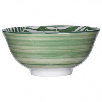 салатник KOOPMAN Листья 15,5см глубокая фарфор