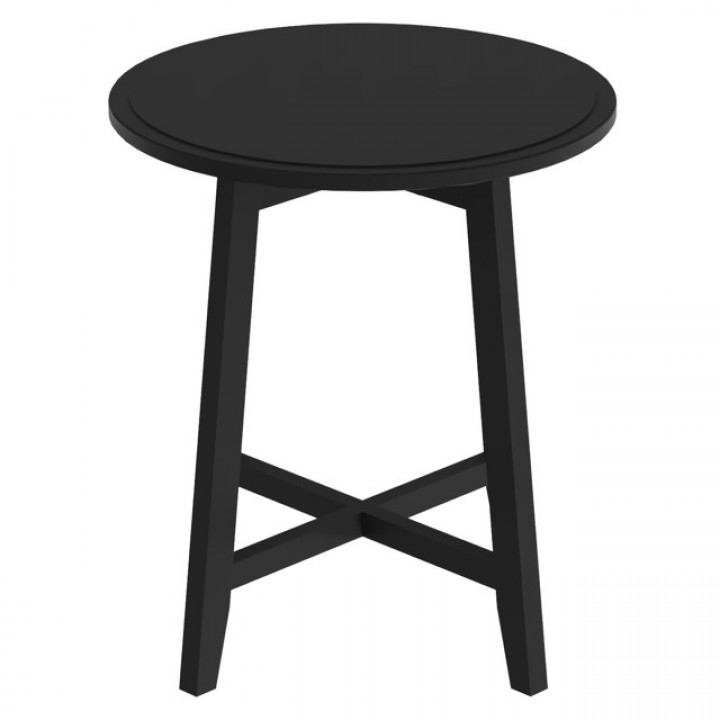 стол журнальный NEO 2 490х490х510мм черное дерево МДФ/бук