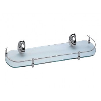 полка стекло овальное LEDEME Double L1507