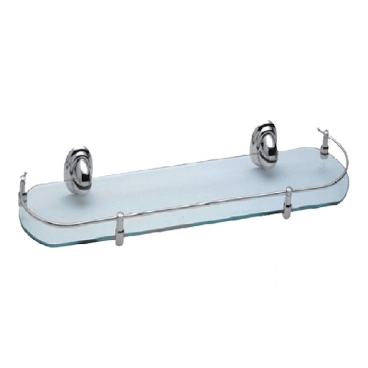 полка стекло овальное LEDEME Double L1507