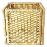 короб плетеный TODELIA Withers 320х320х340мм дерево бежевый