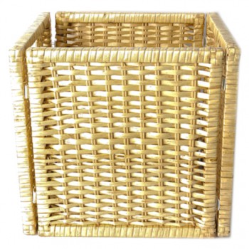 короб плетеный TODELIA Withers 320х320х340мм дерево бежевый