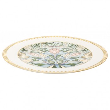 тарелка FIORETTA Flowers 27см обеденная фарфор
