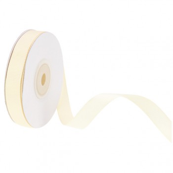лента репсовая Классика 12мм 22м кремовый