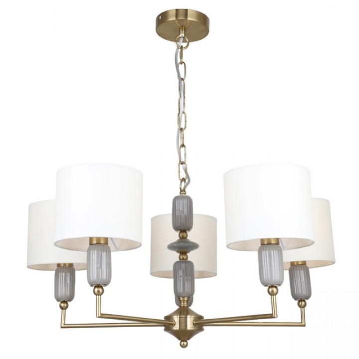 люстра подвесная ESCADA Symphony 5х40Вт Е14 белый