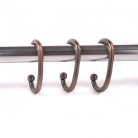 кольца для занавесок OFELIS Рапсодия 12шт металл бронза