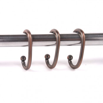 кольца для занавесок OFELIS Рапсодия 12шт металл бронза