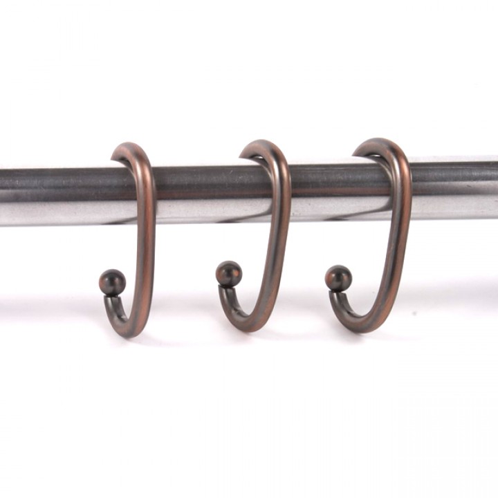 кольца для занавесок OFELIS Рапсодия 12шт металл бронза