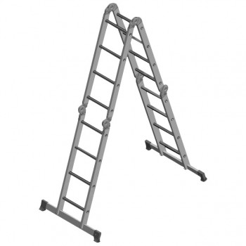 лестница четырехсекционная НОВАЯ ВЫСОТА Серия 100 12 ступеней