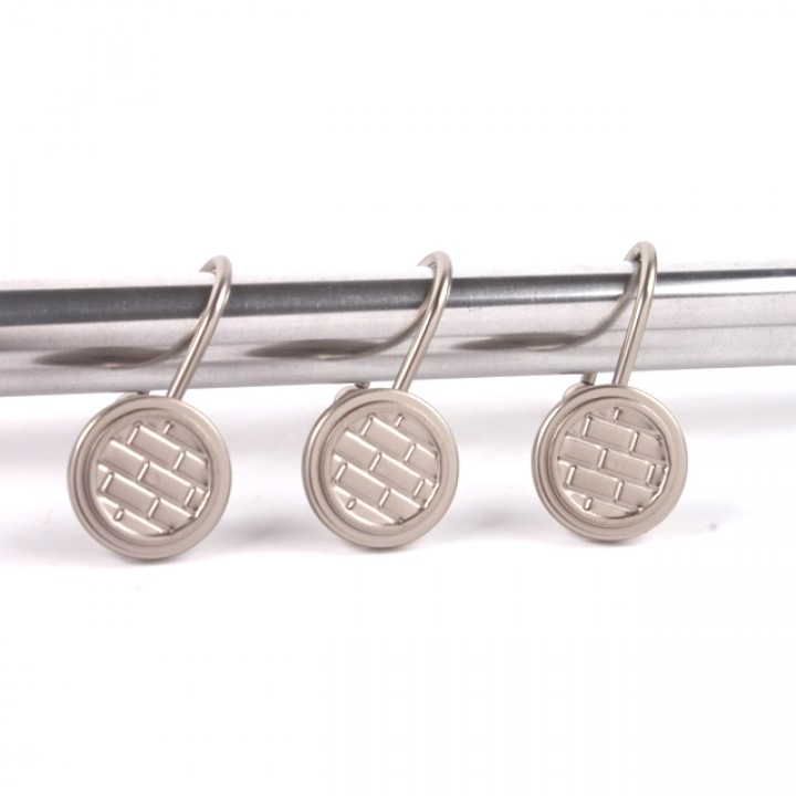 кольца для занавесок OFELIS Кирпичики 12шт металл сатин