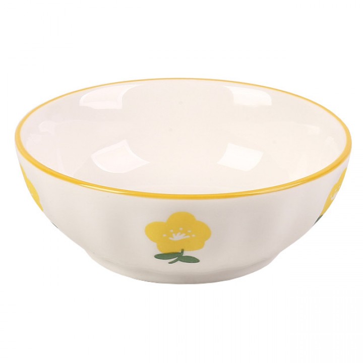 салатник TODELIA Лютики 11,9см 0,21л костяной фарфор