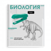 тетрадь Яркие детали Биология 48 л А5+ 60 г/кв.м клетка мягкий переплёт скоба